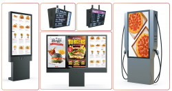 IP66 Ultra High Brightness Outdoor LCD Kiosks (Non Touch)